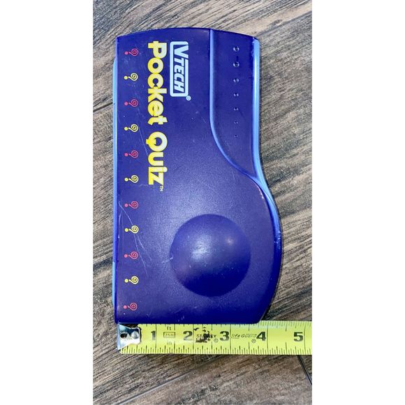 Vintage 1995 VTech Talking Pocket Quiz 1000 Trivia Item # 972196-VII 80-14900 Te - Picture 5 of 5